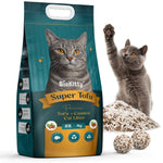 Load image into Gallery viewer, Biokitty Super Tofu Unscented Clumping Cat Litter 10L Biokitty