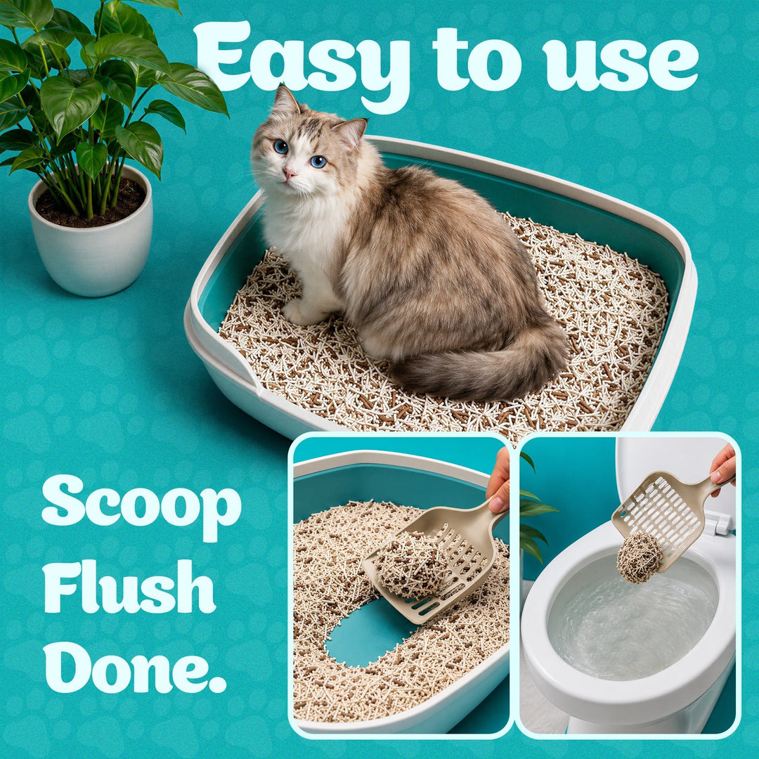 Biokitty Super Tofu Unscented Clumping Cat Litter 10L Biokitty