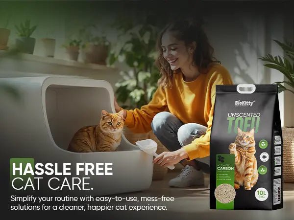 Biokitty Tofu Unscented Clumping Cat Litter 10L Biokitty