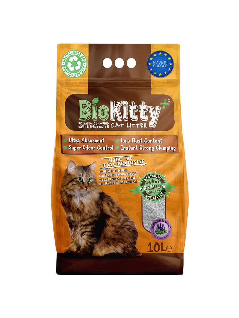 Biokitty Cat Litter - Lavender - 10L